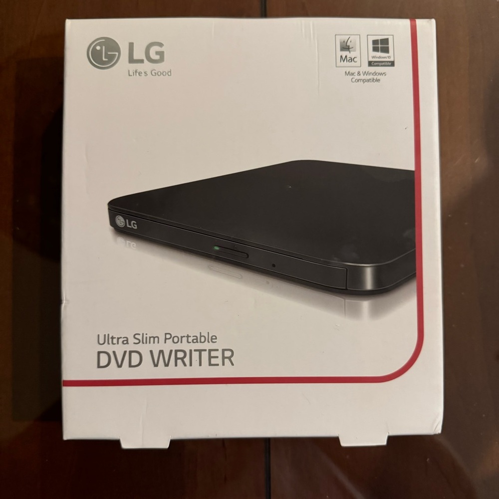 LG ultra slim portable DVD WRITER